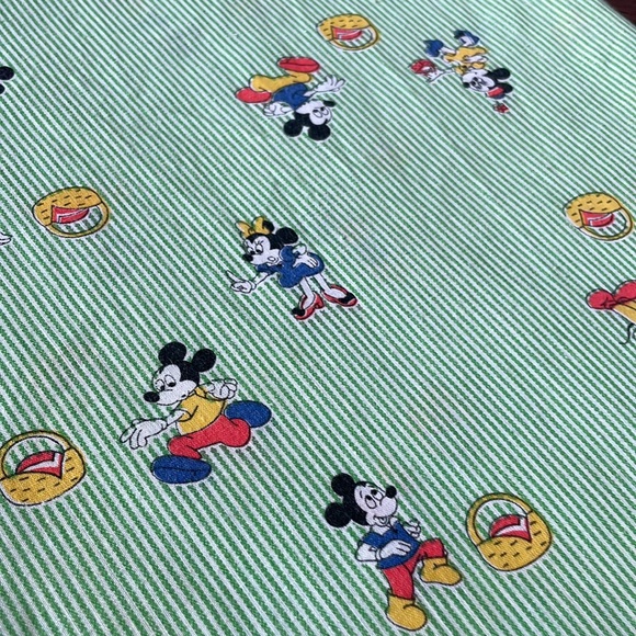 Vintage Mickey Mouse Crib and Flat Sheet - Picture 2 of 4